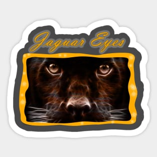 jjaguar eyes t-shirt Sticker